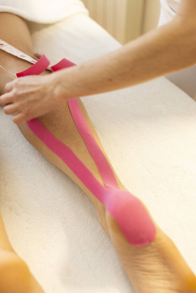 mankai kinesiotape pierna